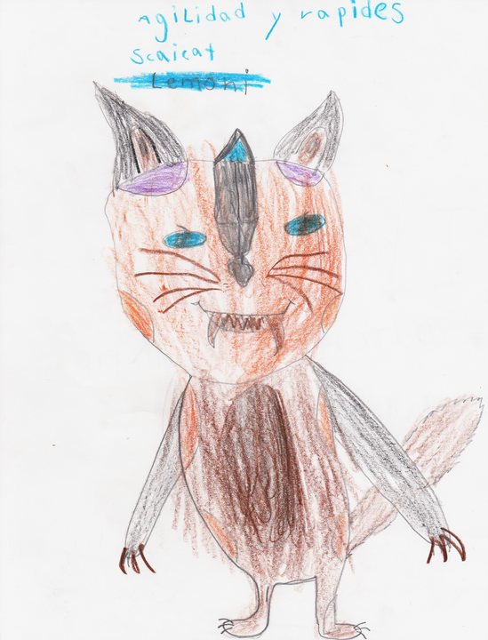 Untitled, by Iker S., 9, drawn in Mexico, 2011
